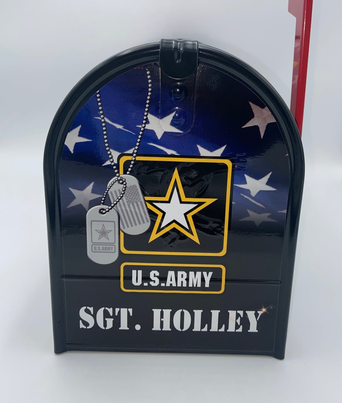 Customized mailbox, Gift for grandparents, Army Gift