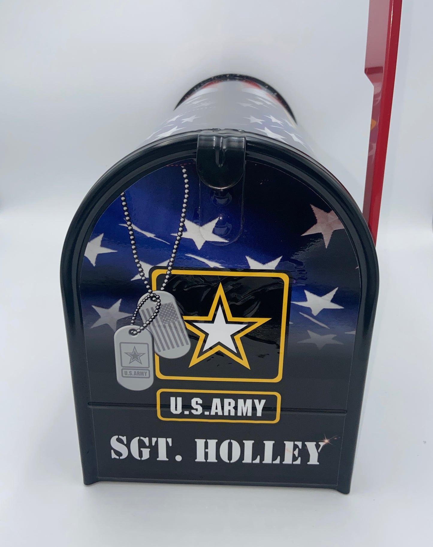 Customized mailbox, Gift for grandparents, Army Gift