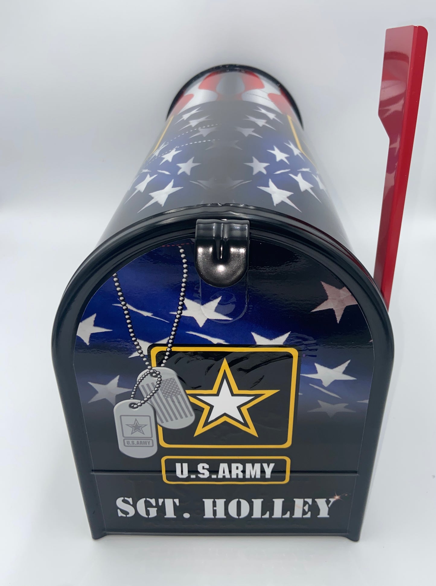 Customized mailbox, Gift for grandparents, Army Gift