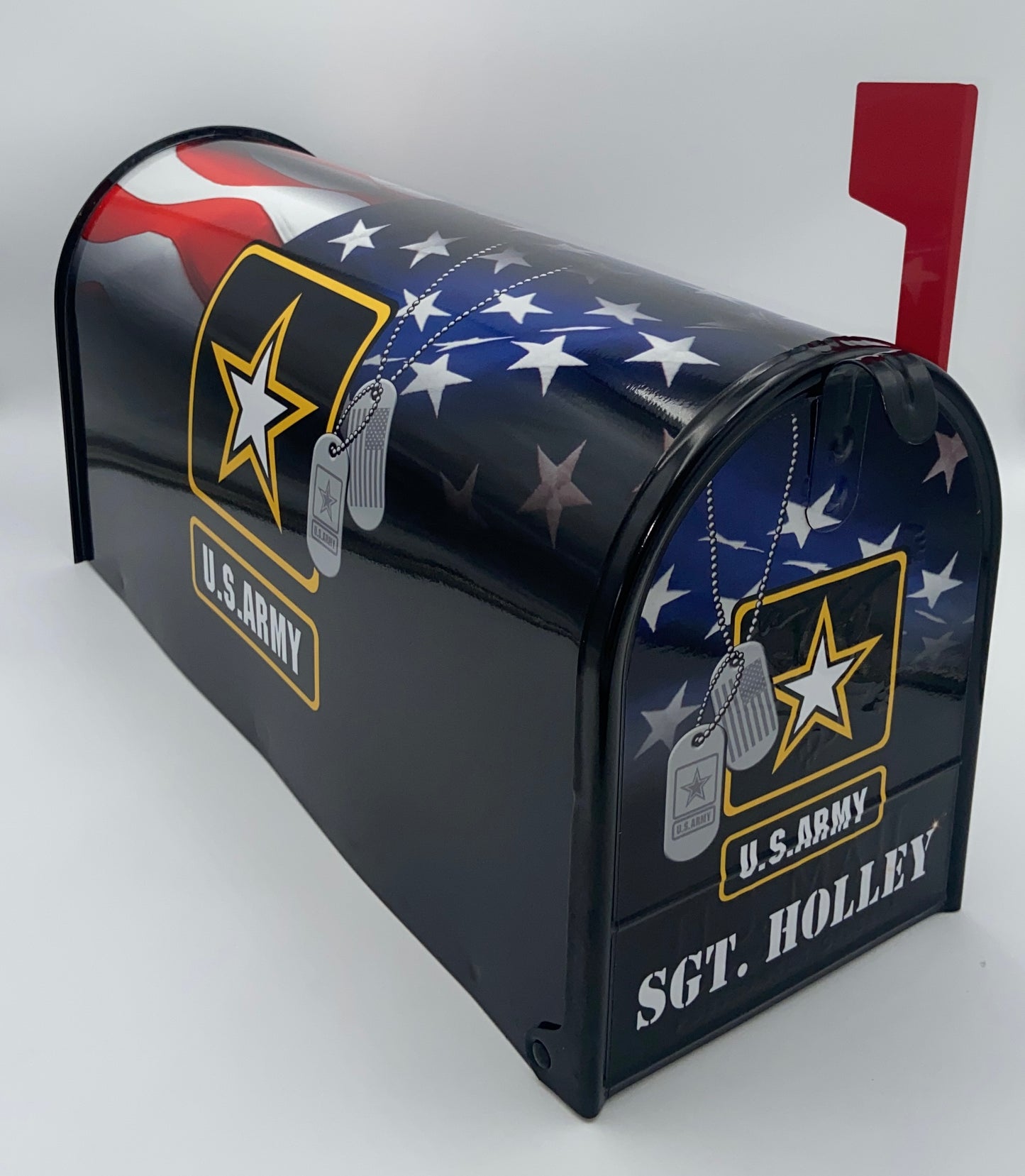 Customized mailbox, Gift for grandparents, Army Gift