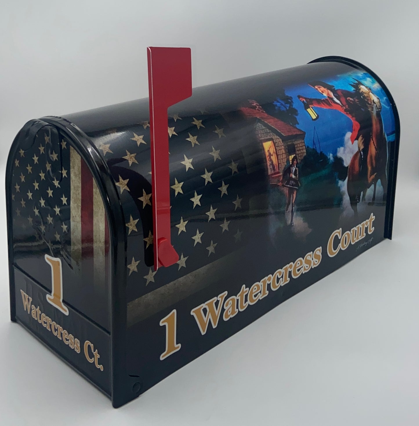 We the People Custom mailbox, Patriotic American Gift Idea for 4th of July