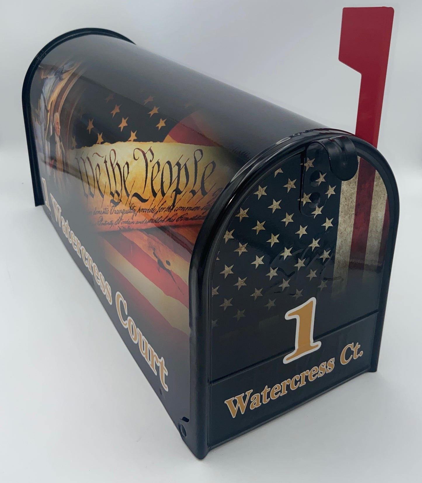 We the People Custom mailbox, Patriotic American Gift Idea for 4th of July