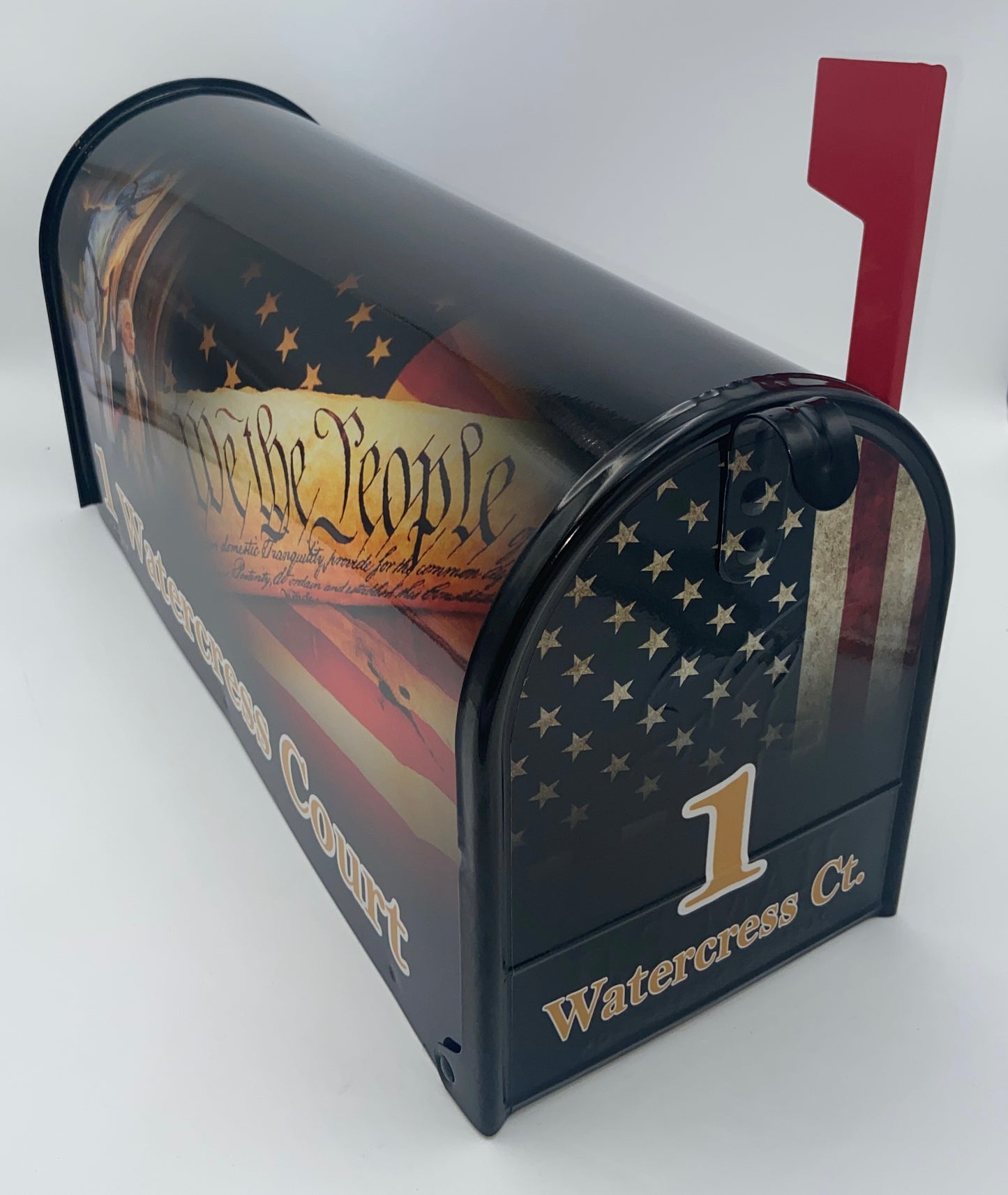 We the People Custom mailbox, Patriotic American Gift Idea for 4th of July