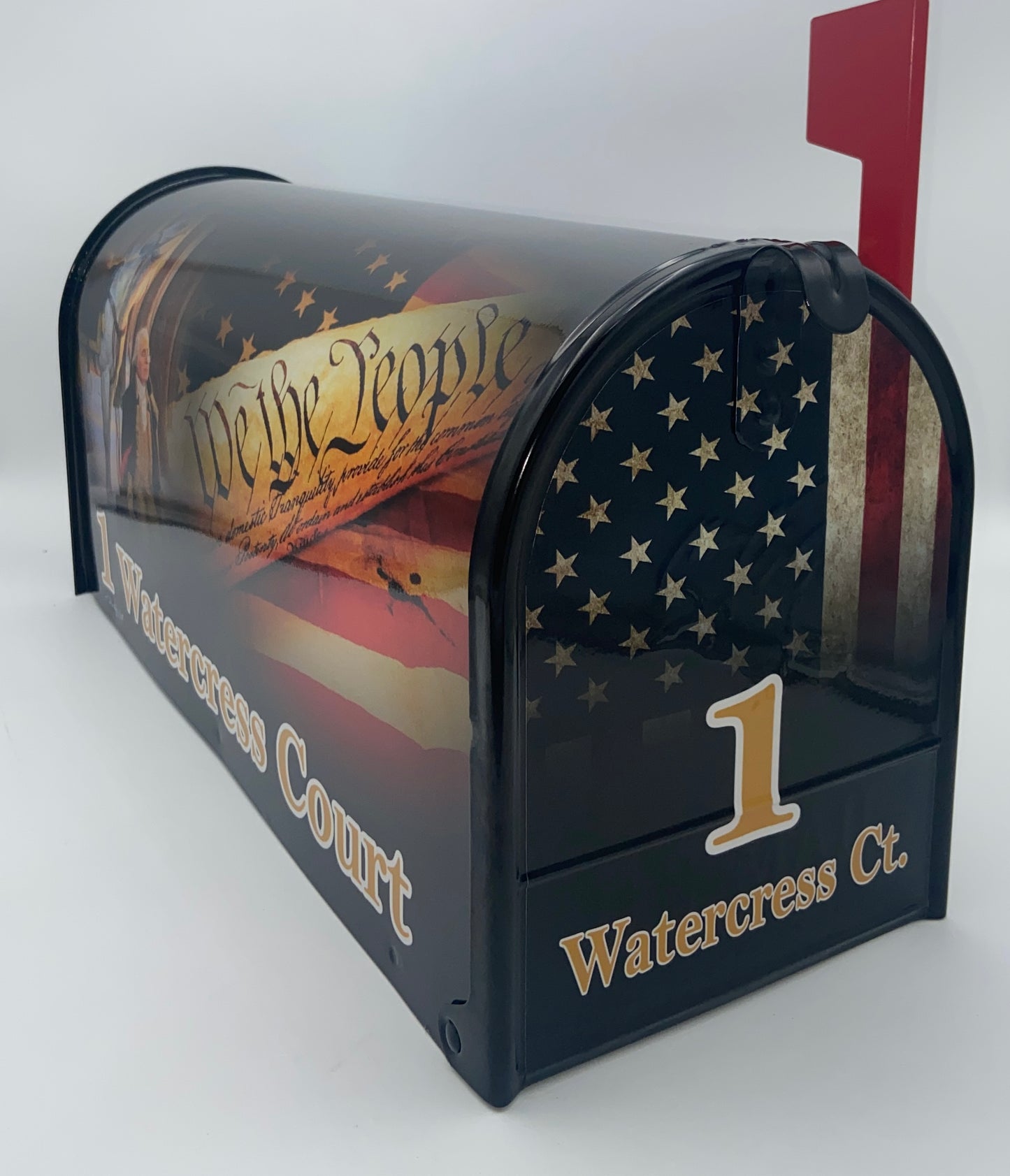 We the People Custom mailbox, Patriotic American Gift Idea for 4th of July