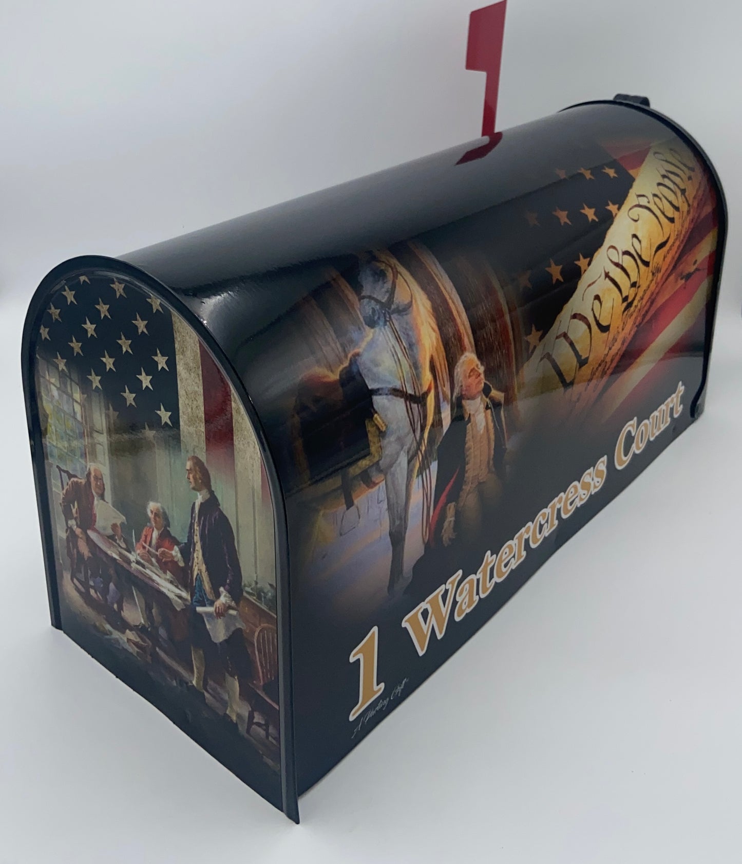 We the People Custom mailbox, Patriotic American Gift Idea for 4th of July