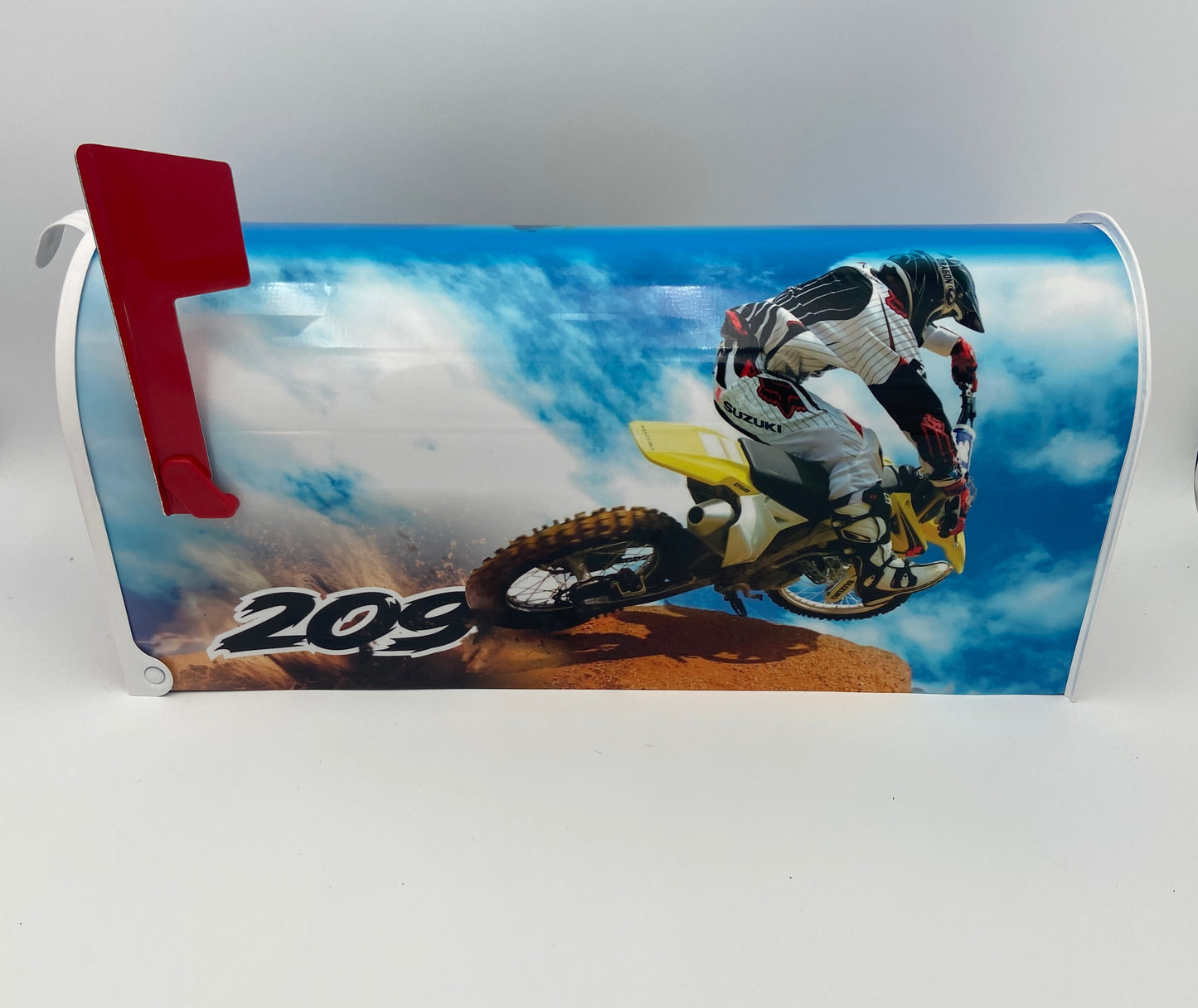 Custom Dirt Bike mailbox, Action Packed Gift