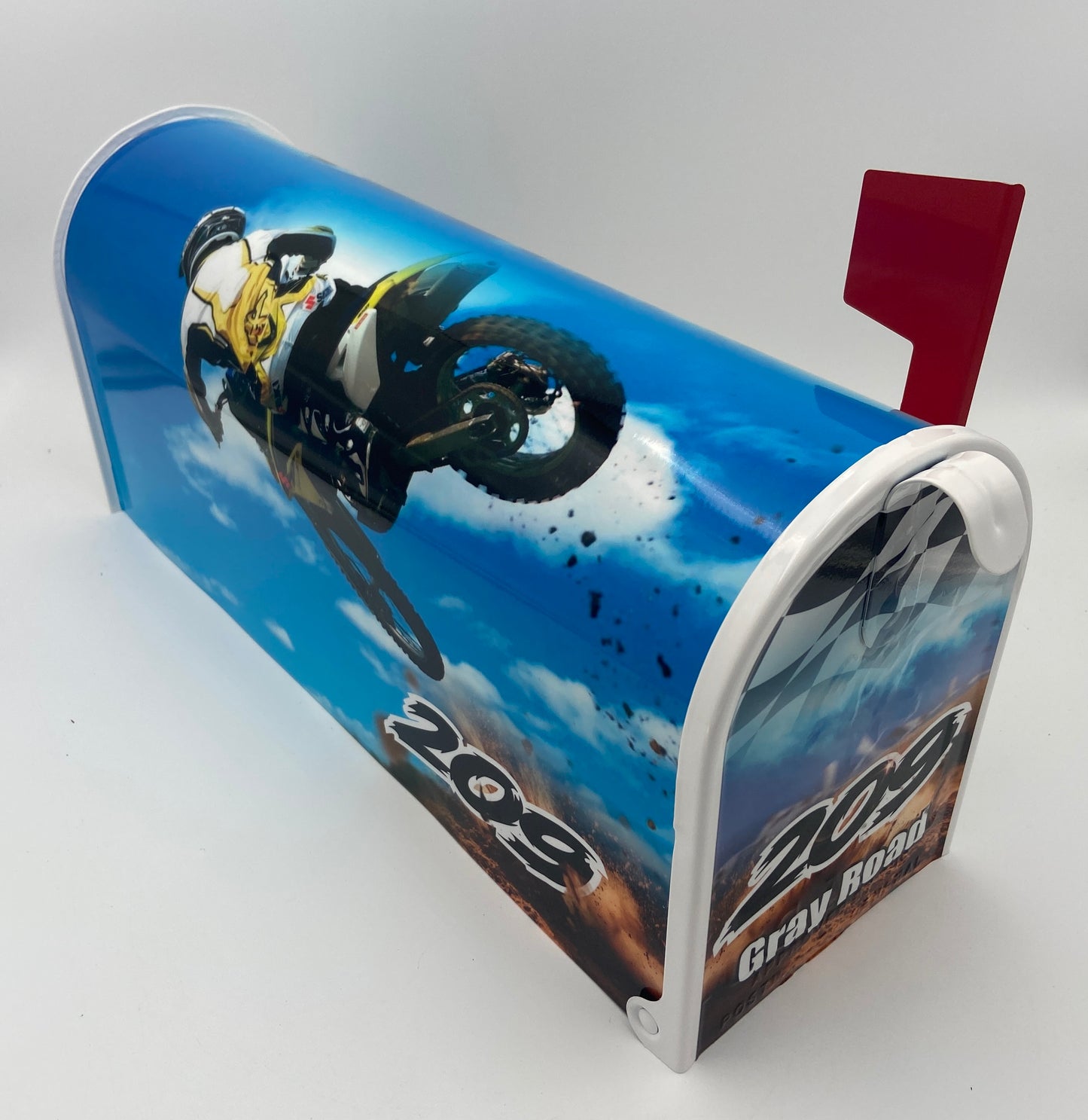 Custom Dirt Bike mailbox, Action Packed Gift