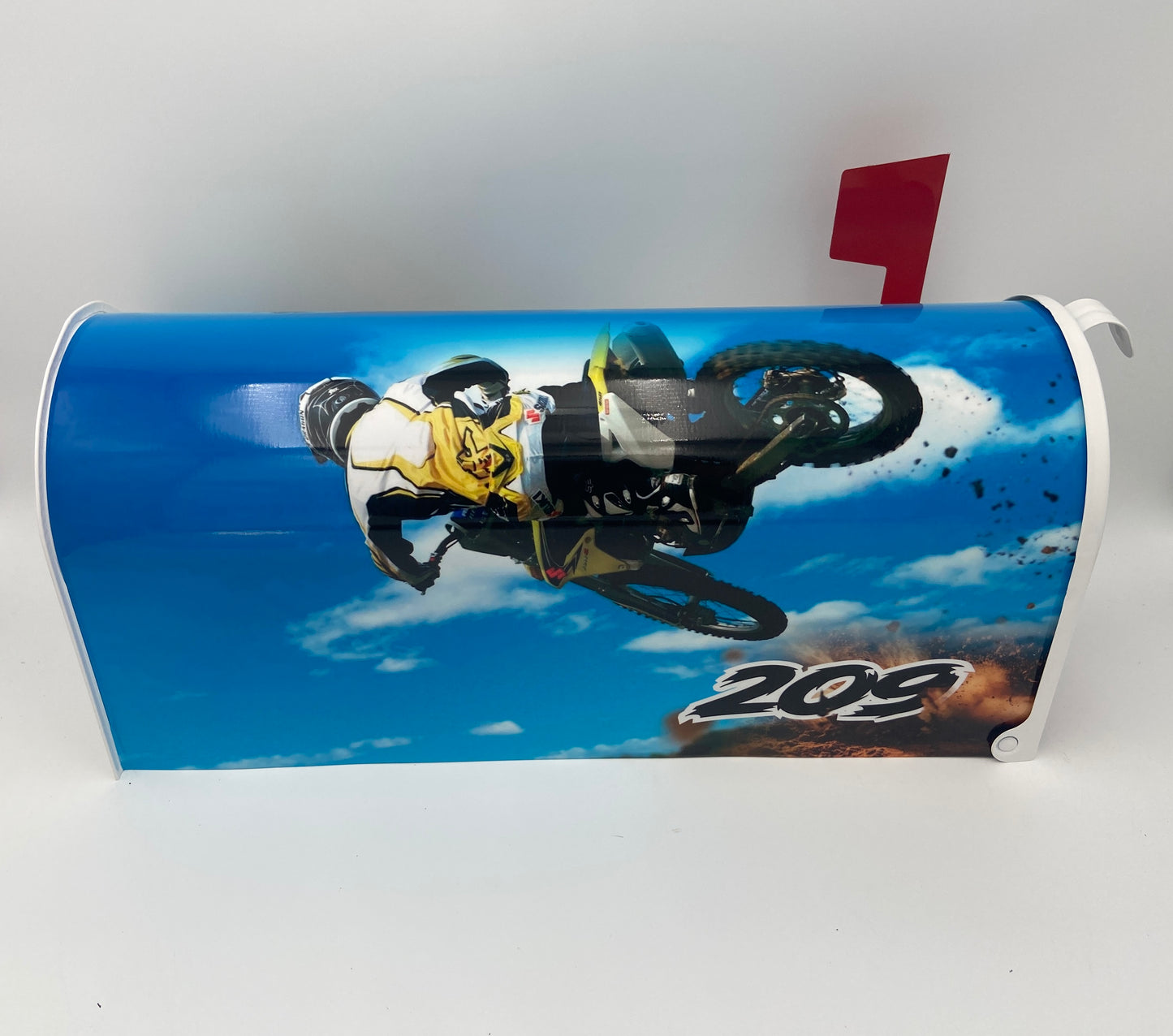Custom Dirt Bike mailbox, Action Packed Gift