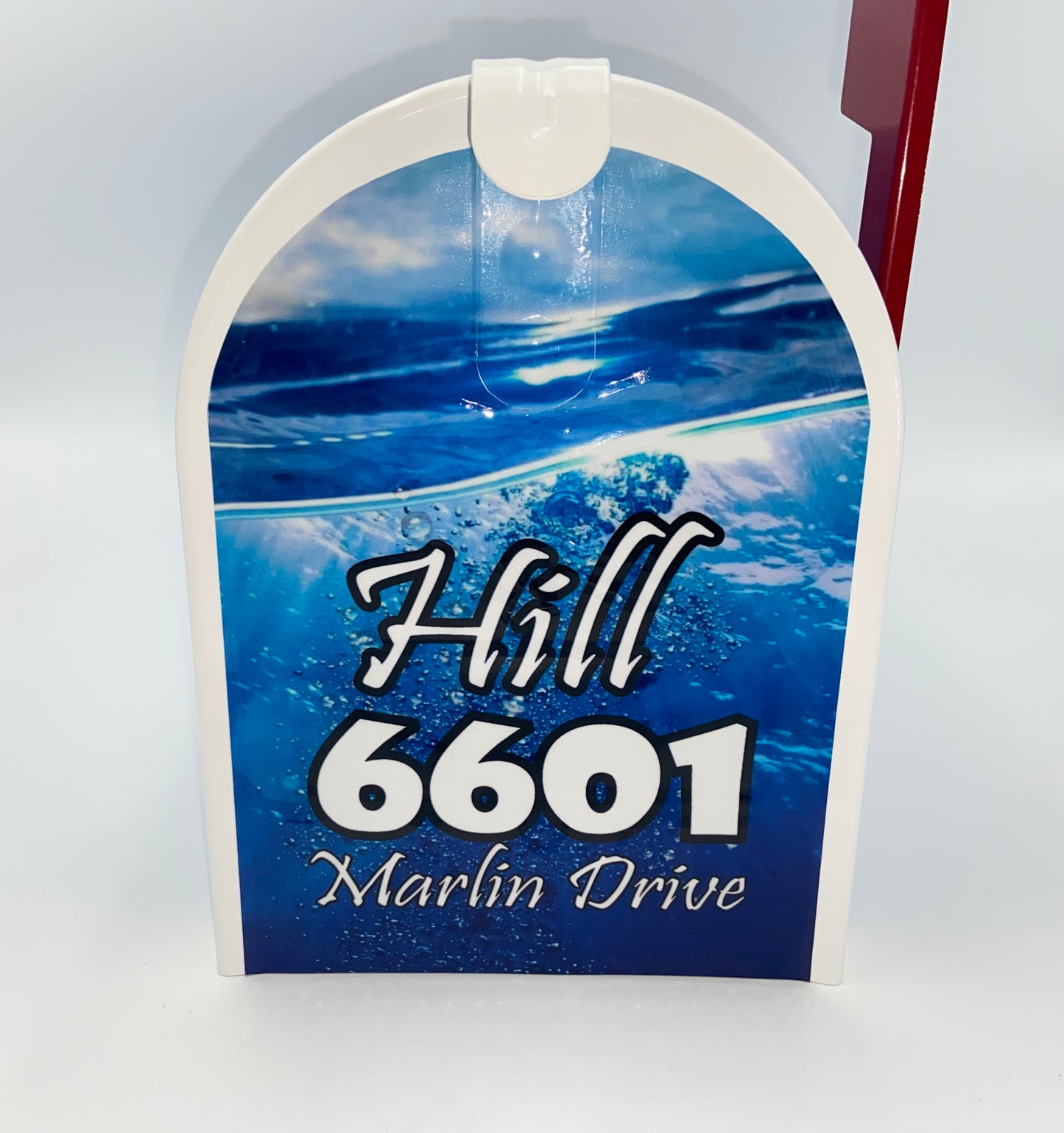 Swordfish Marlin Fishing Custom Mailbox Gift Idea