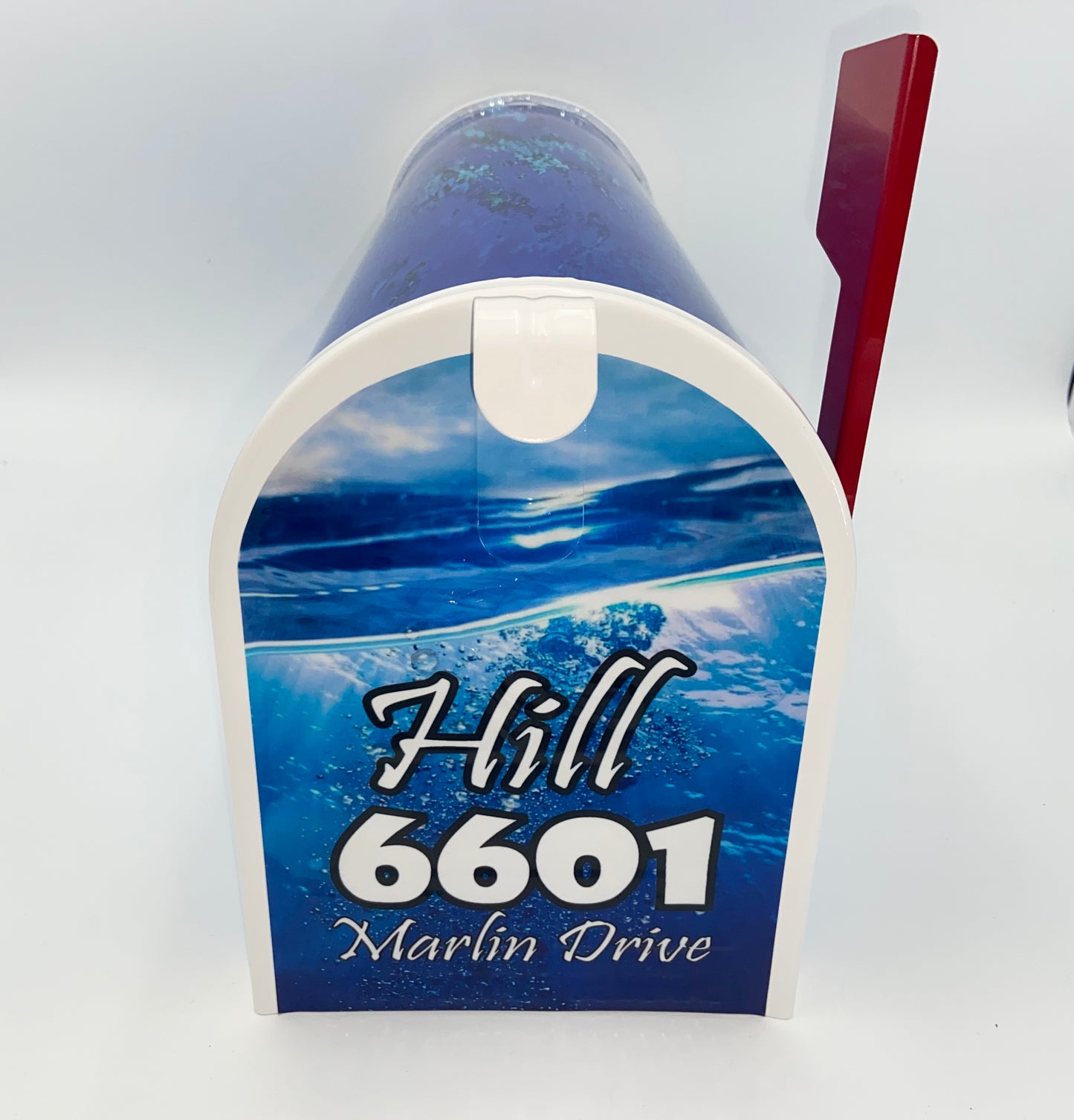 Swordfish Marlin Fishing Custom Mailbox Gift Idea