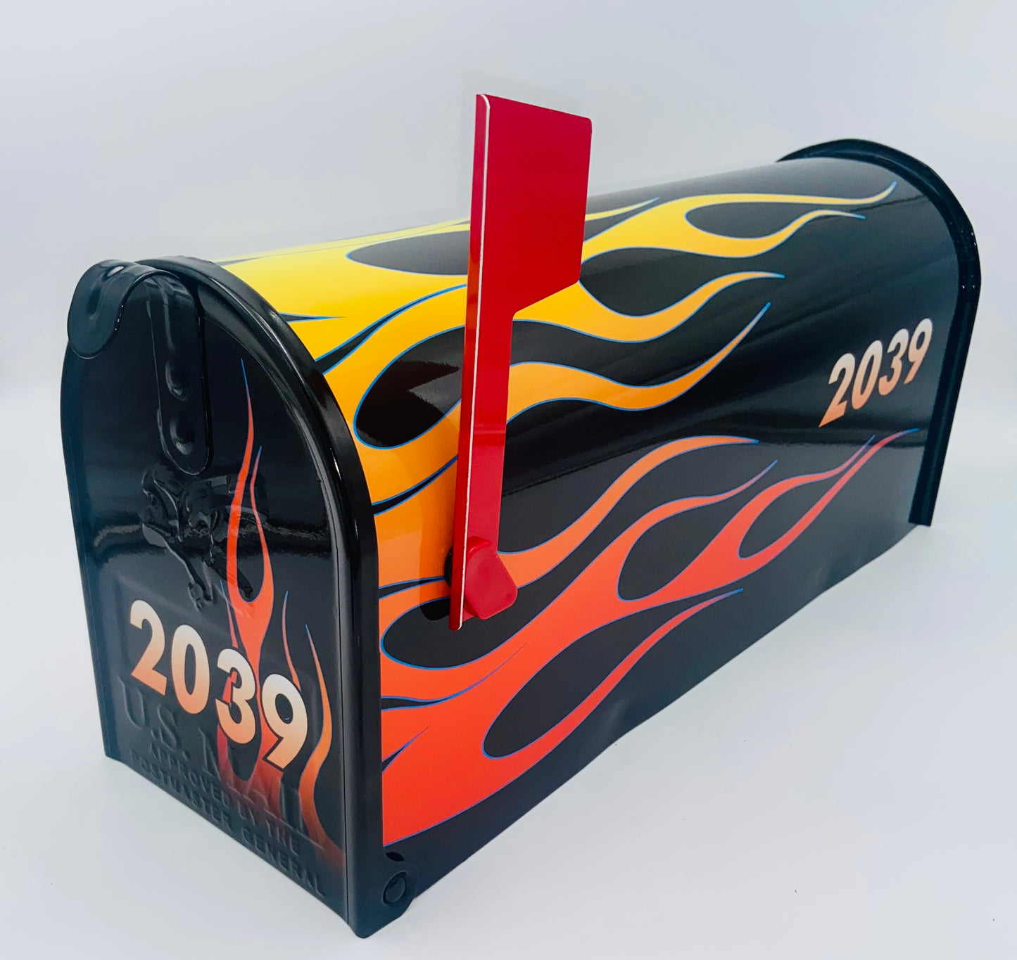 Pinstriping Hotrod Custom Mailbox Gift for Dad