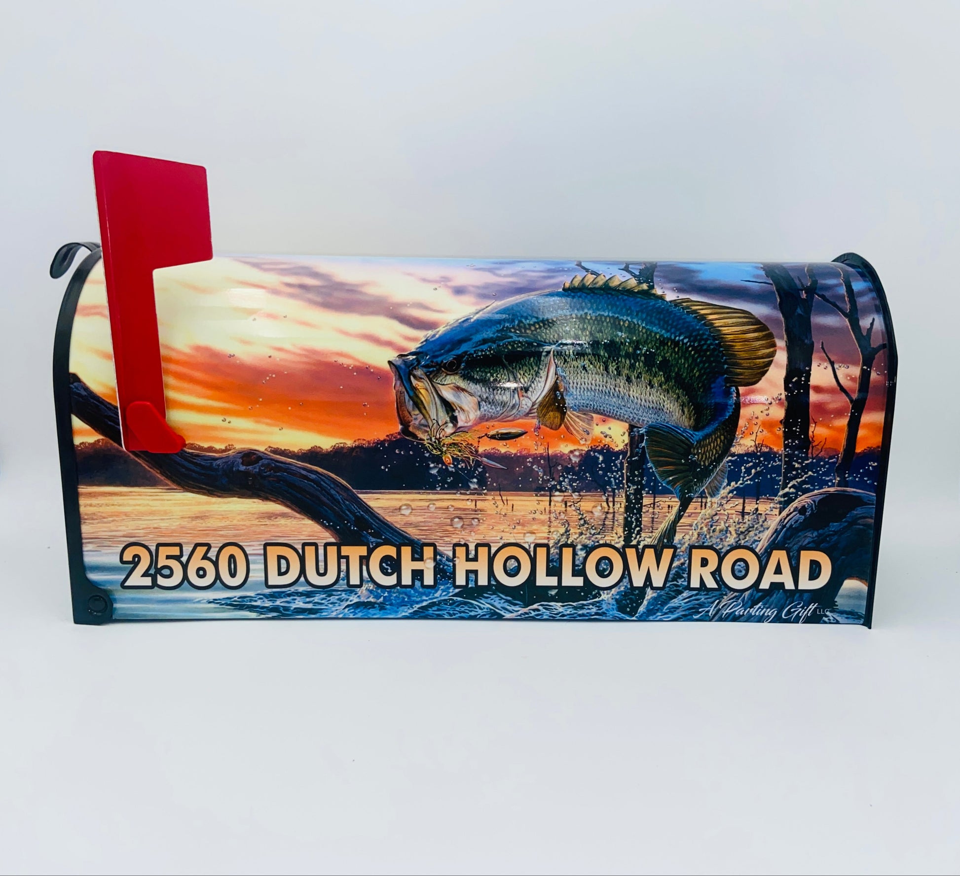 bass pro shop fish mail box Bass Fish Mailbox is a wonderful Gift for your Grandparents – Custom Mailboxes by A Parting Gift