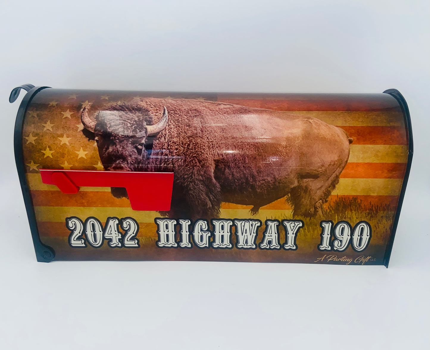 Majestic Bison Custom Mailbox | Embrace the Spirit of the Wild West