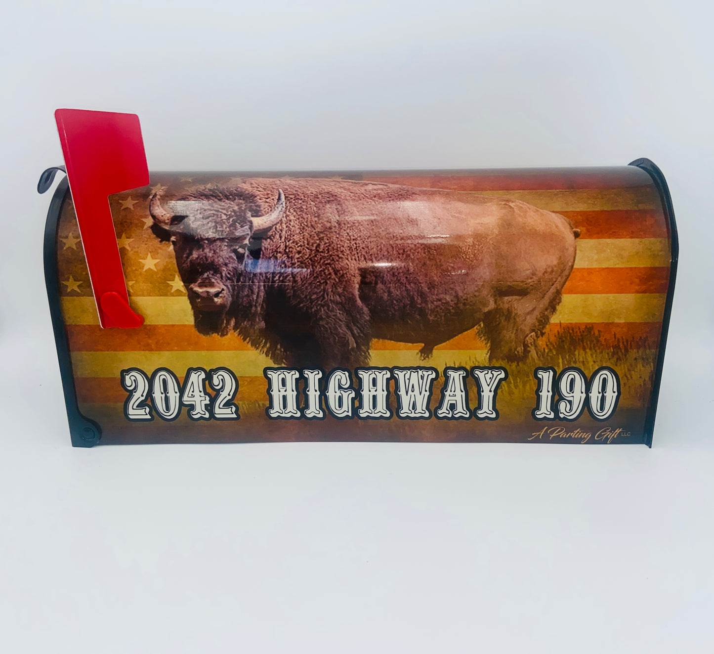 Majestic Bison Custom Mailbox | Embrace the Spirit of the Wild West