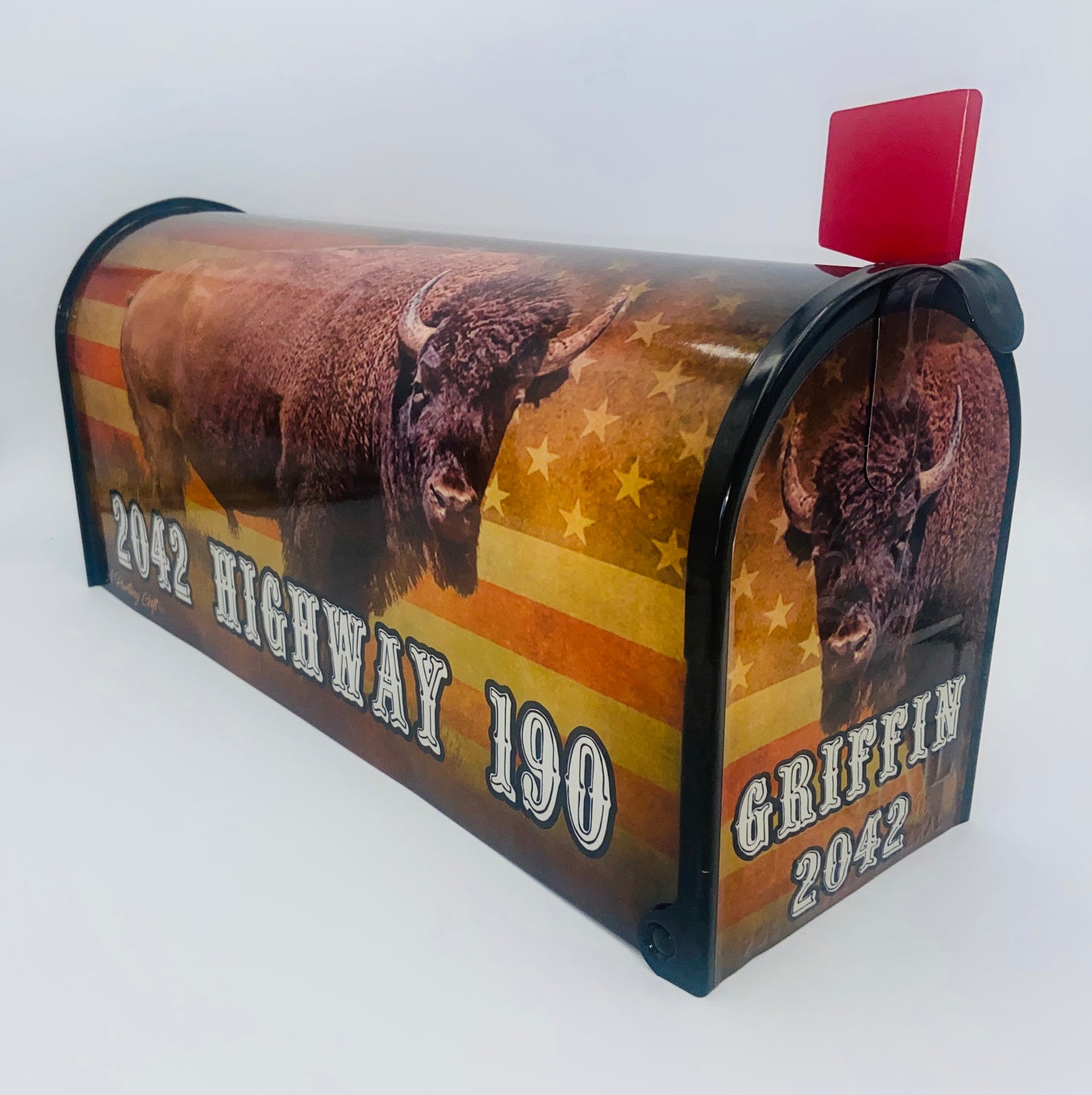 Majestic Bison Custom Mailbox | Embrace the Spirit of the Wild West