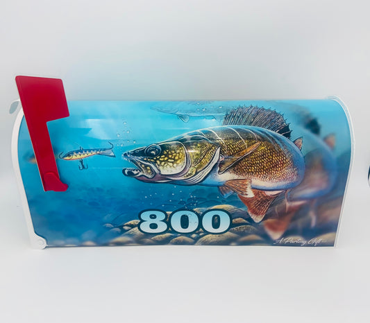 Walleye Custom Mailbox Beach Decoration gift idea