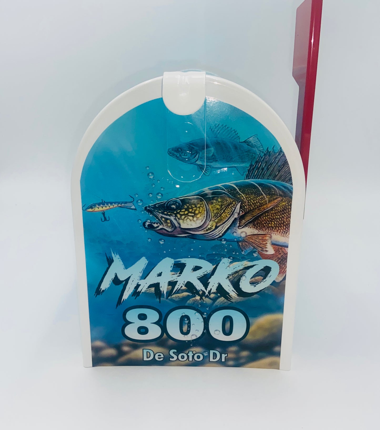 Walleye Custom Mailbox Beach Decoration gift idea