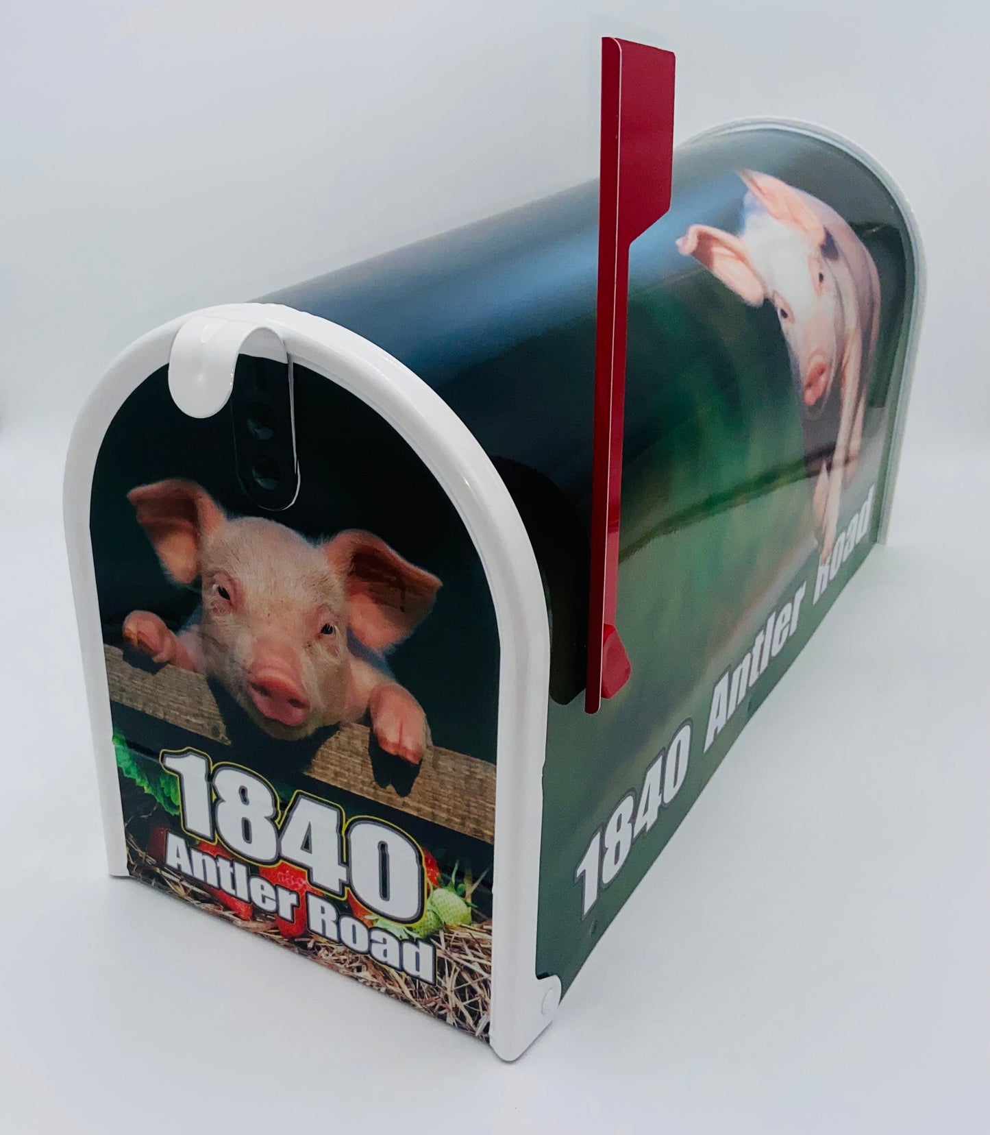 Cheeky Piglet Custom Mailbox: Add a Fun Farm Twist to Your Curb Appeal
