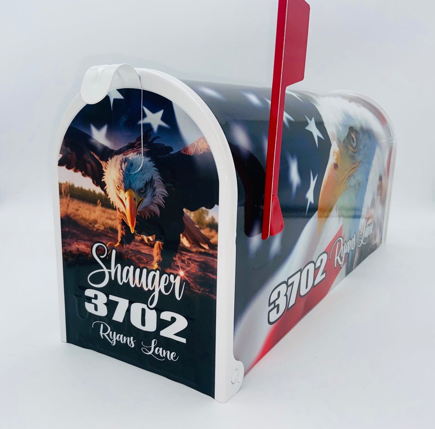 Bald Eagle Custom mailbox: Gift for Mom and Dad