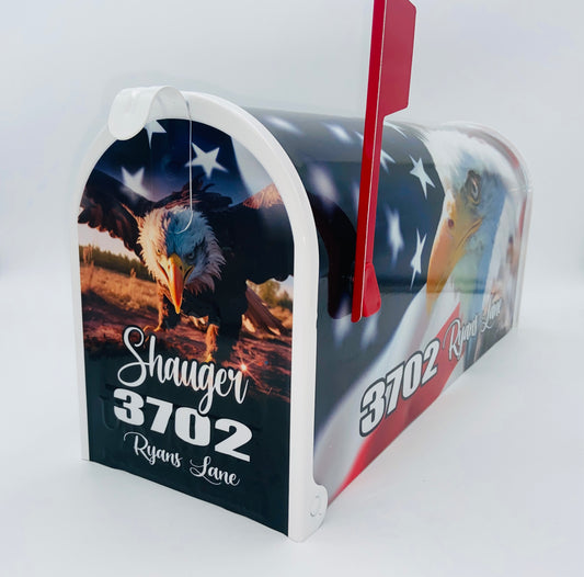 Bald Eagle Custom mailbox: Gift for Mom and Dad