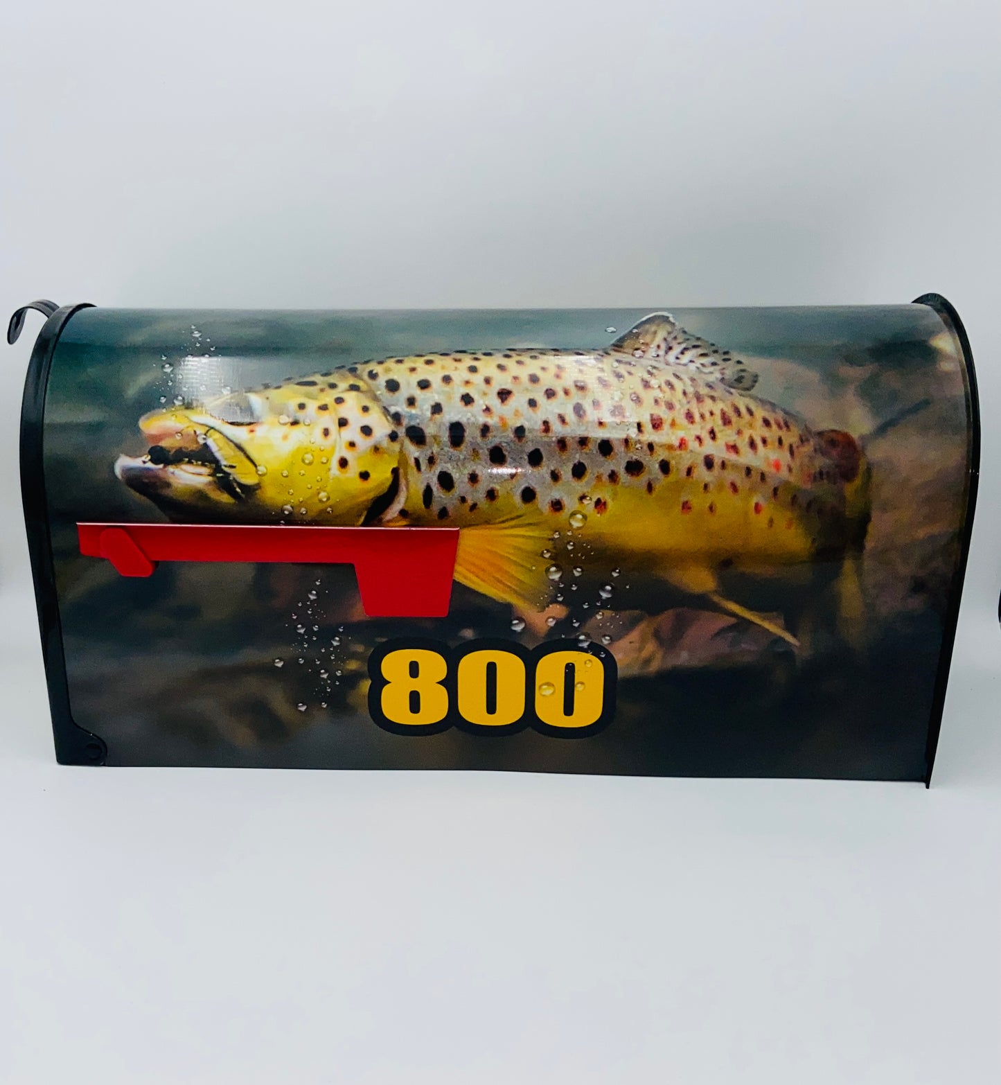 Trout fishing Mailbox Gift for Mom and Dad
