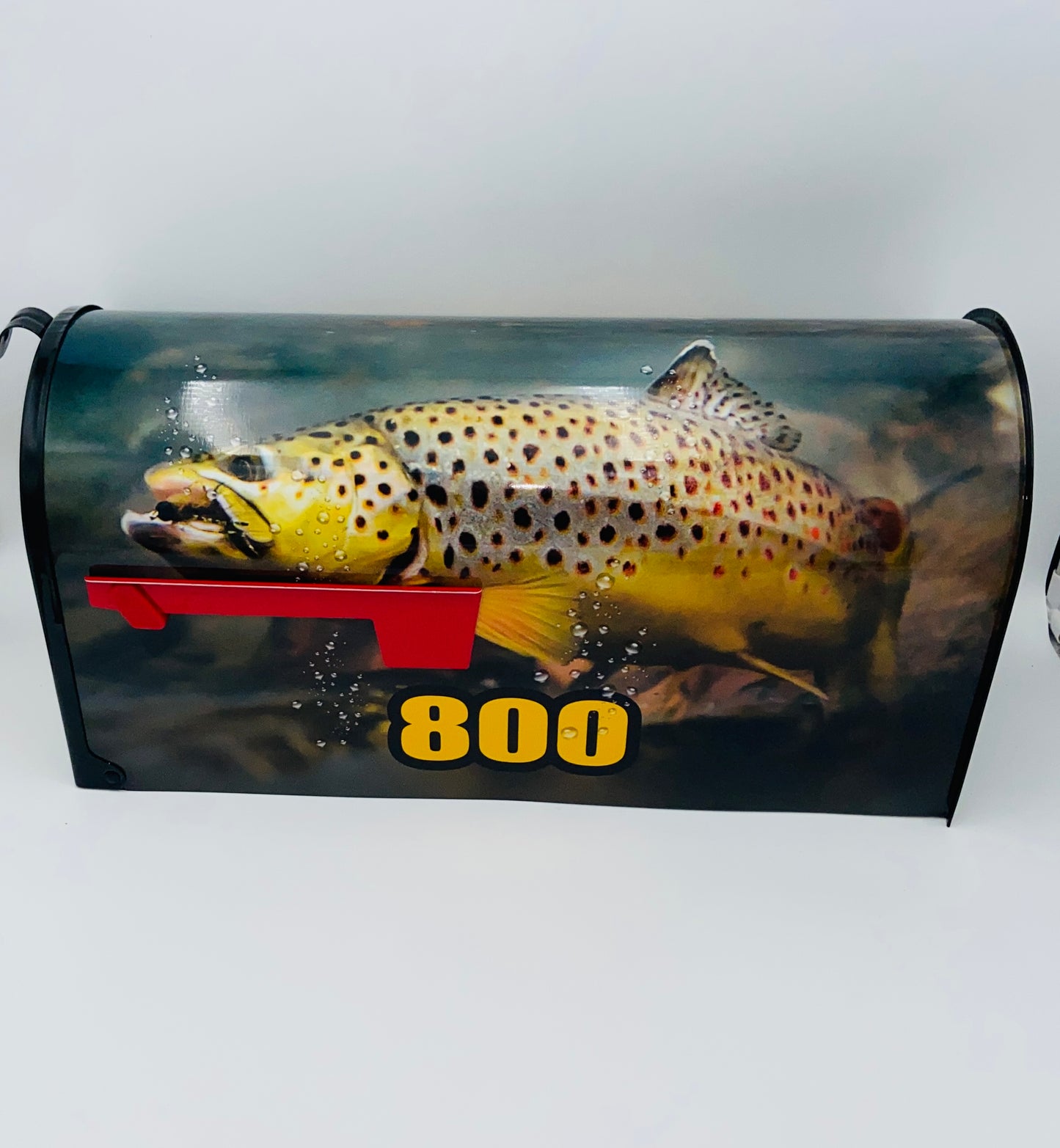 Trout fishing Mailbox Gift for Mom and Dad