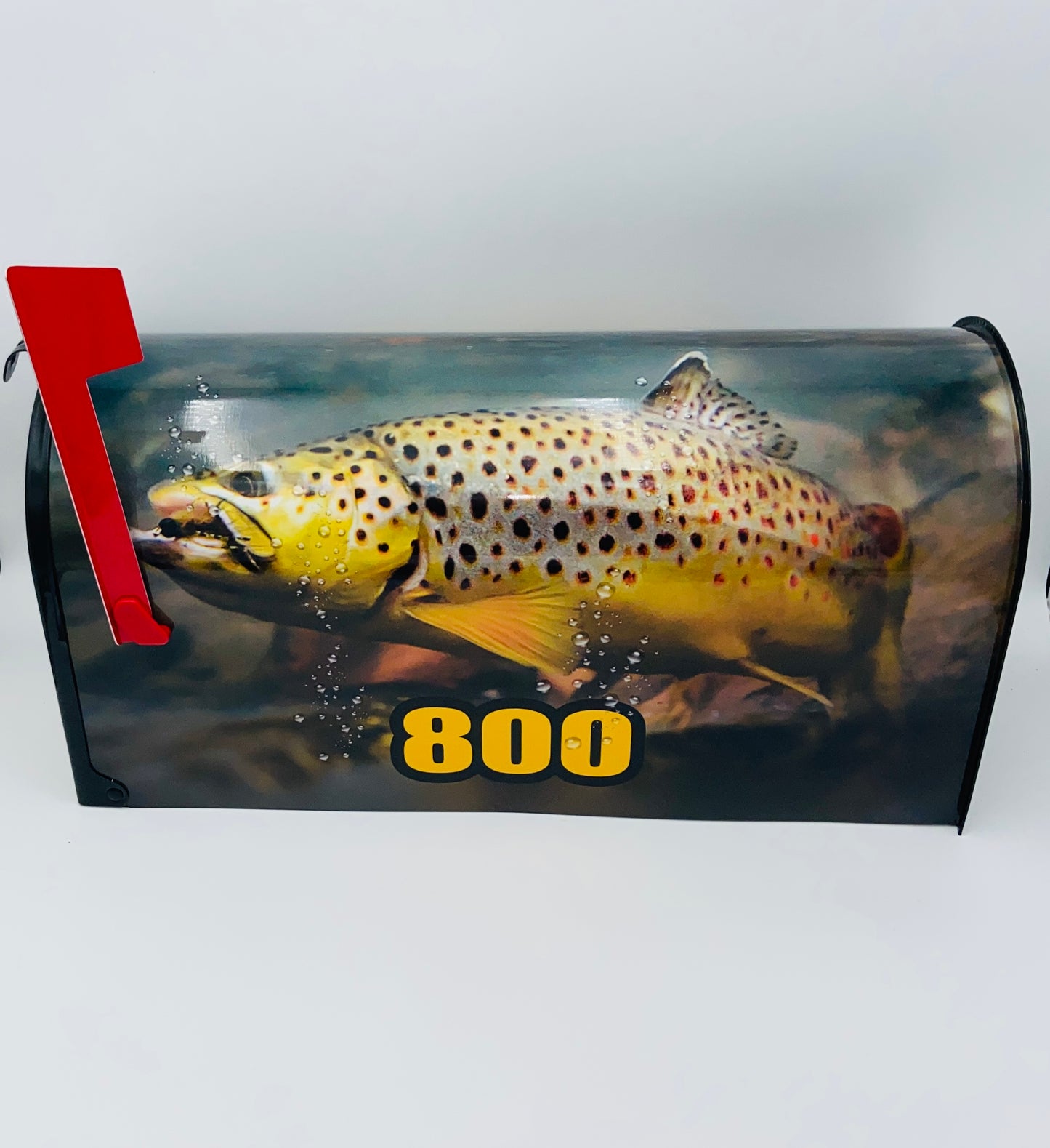 Trout fishing Mailbox Gift for Mom and Dad