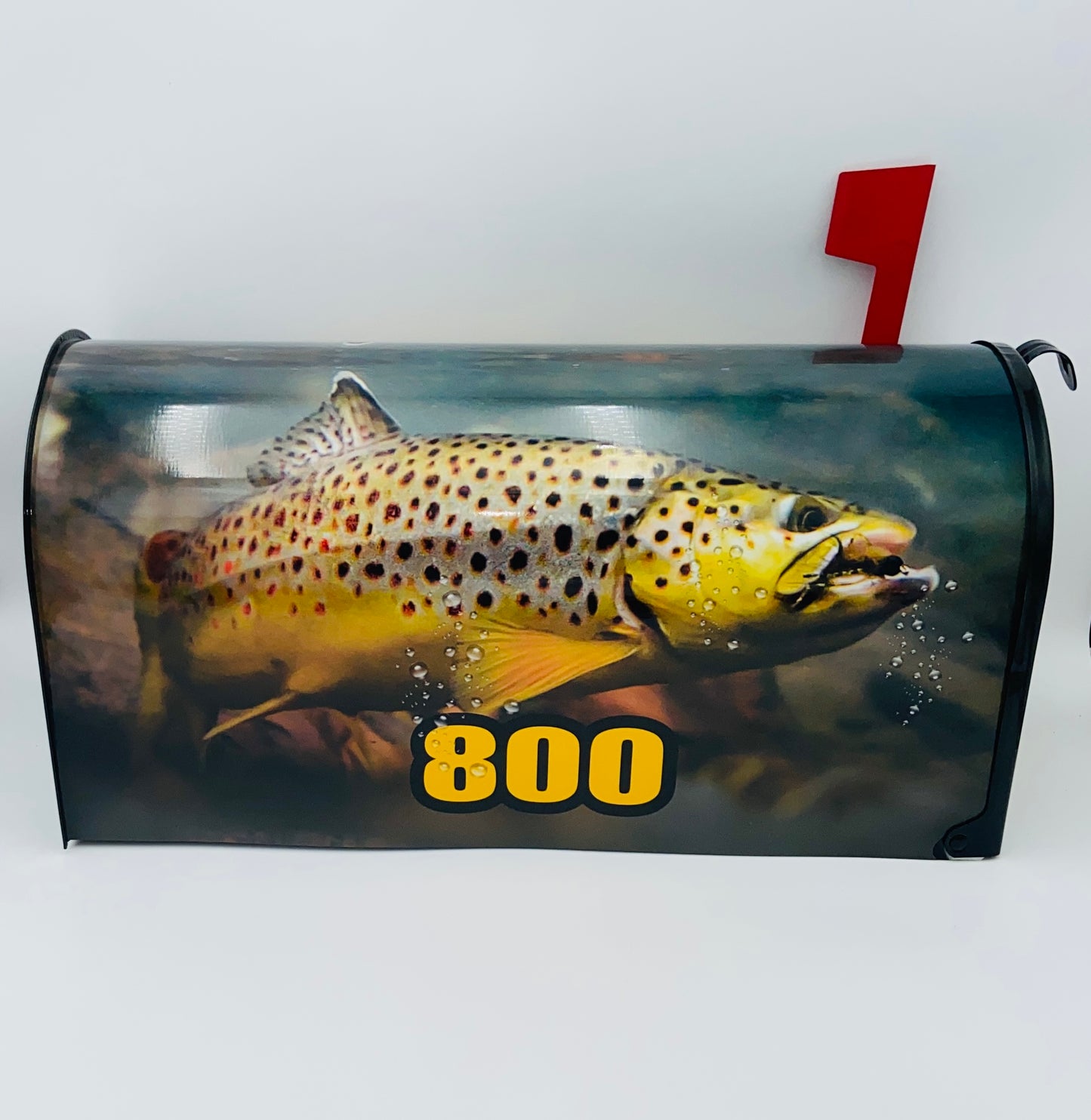 Trout fishing Mailbox Gift for Mom and Dad