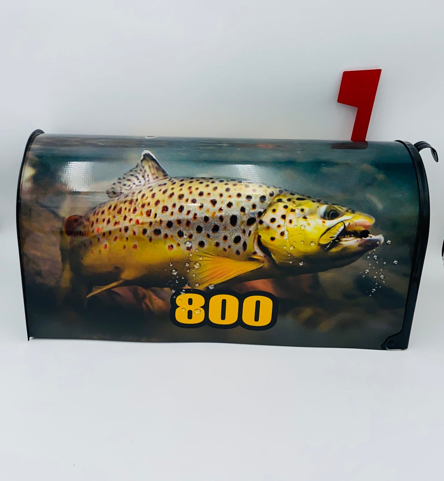 Trout fishing Mailbox Gift for Mom and Dad