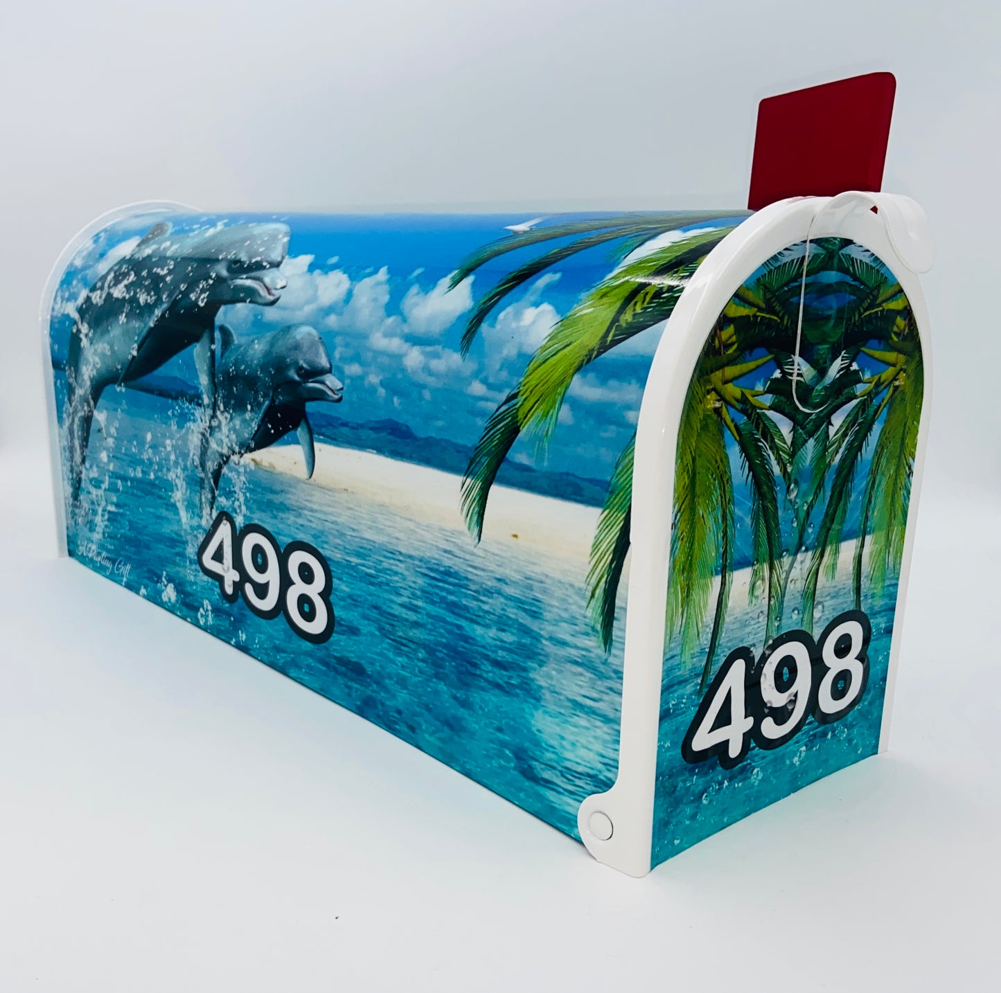 Dolphin Custom mailbox, Personalized Gift