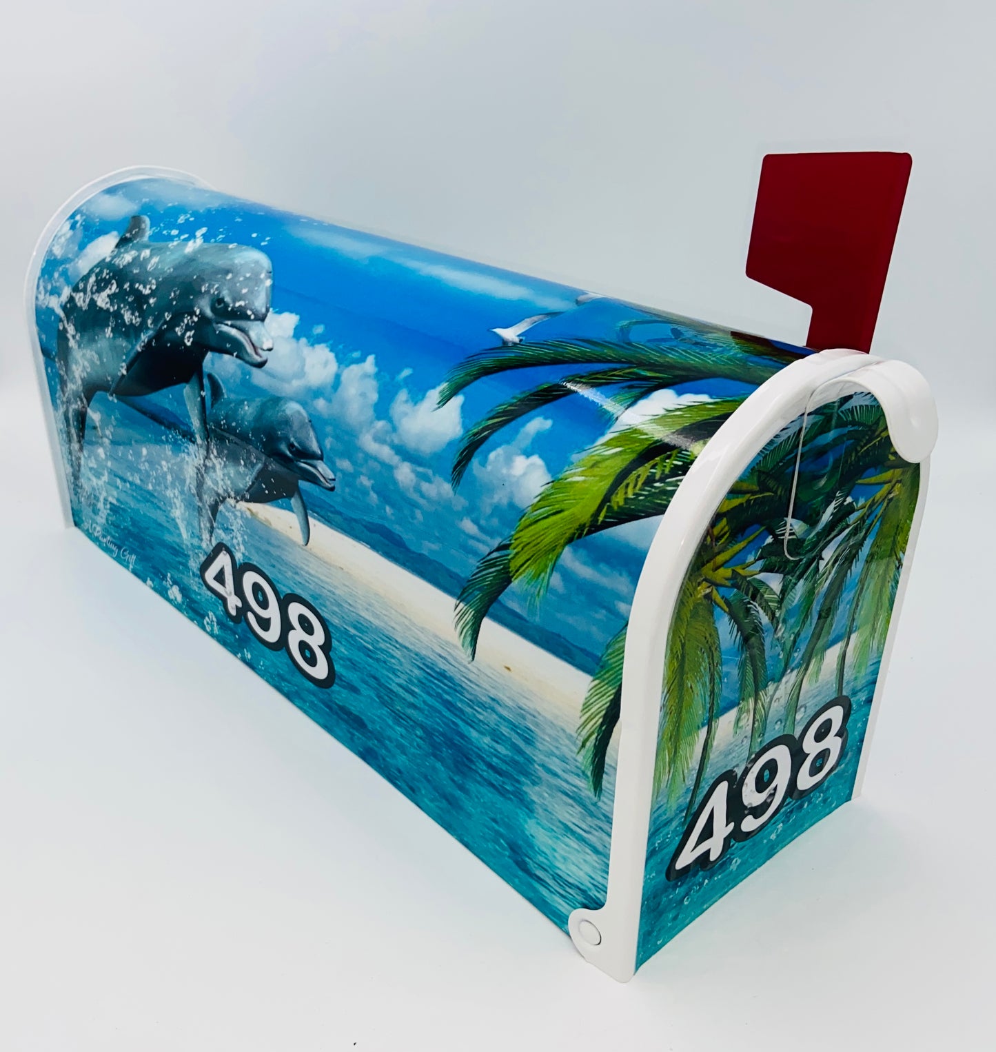 Dolphin Custom mailbox, Personalized Gift