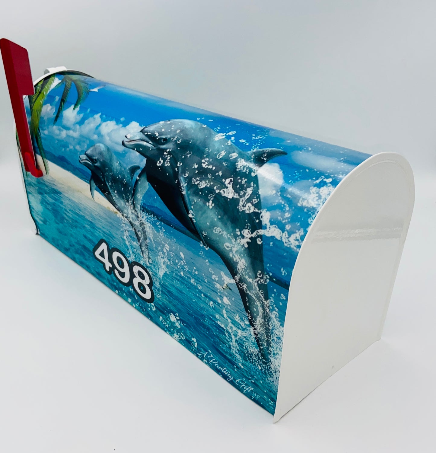 Dolphin Custom mailbox, Personalized Gift