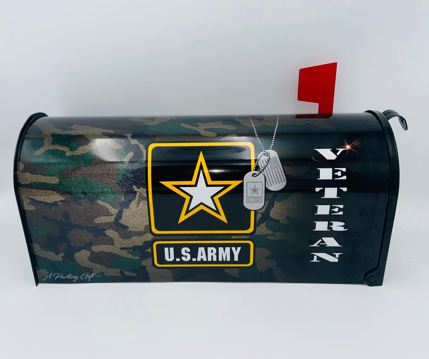 U.S. Army Veteran Custom Mailbox Patriotic gift