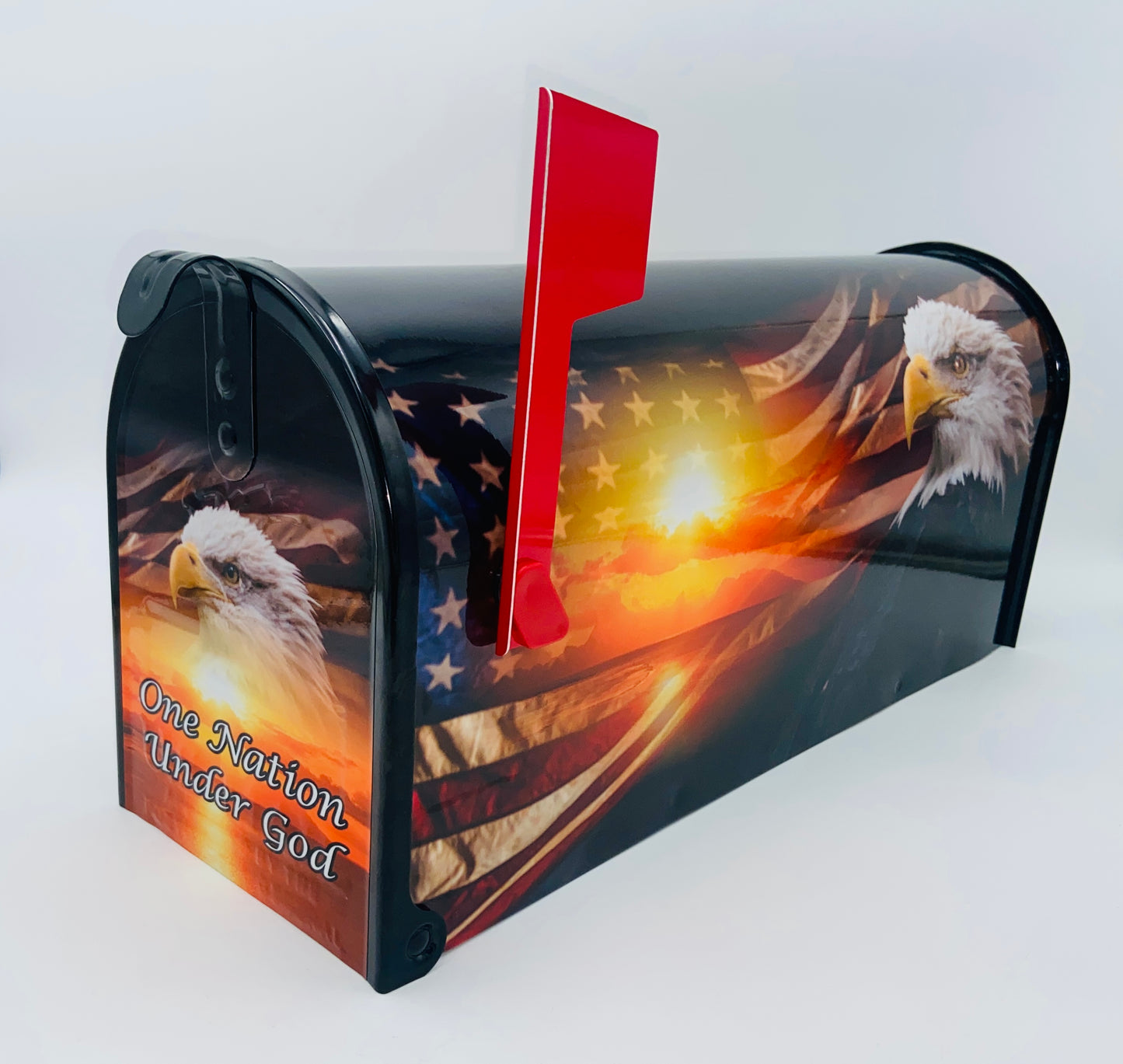 Stars and Stripes Custom Mailbox Independence Day Gift