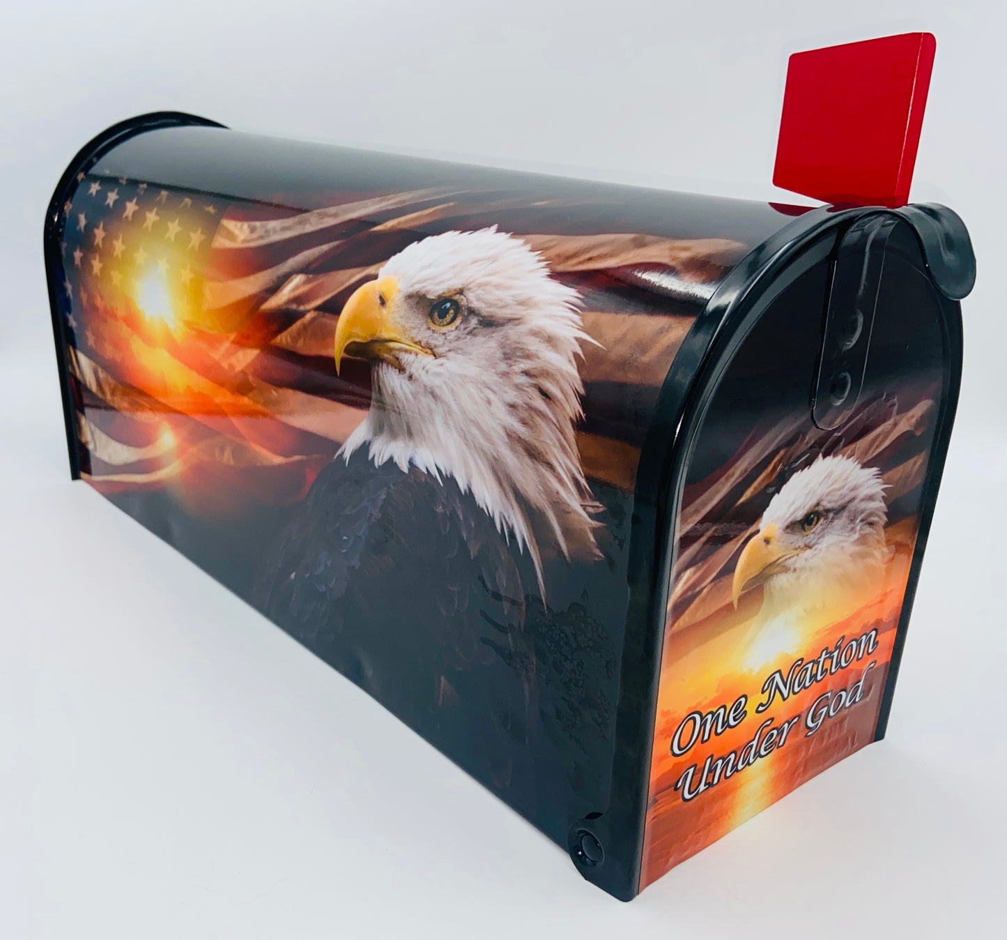 Stars and Stripes Custom Mailbox Independence Day Gift