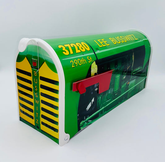 Tractor Farm custom mailbox gift