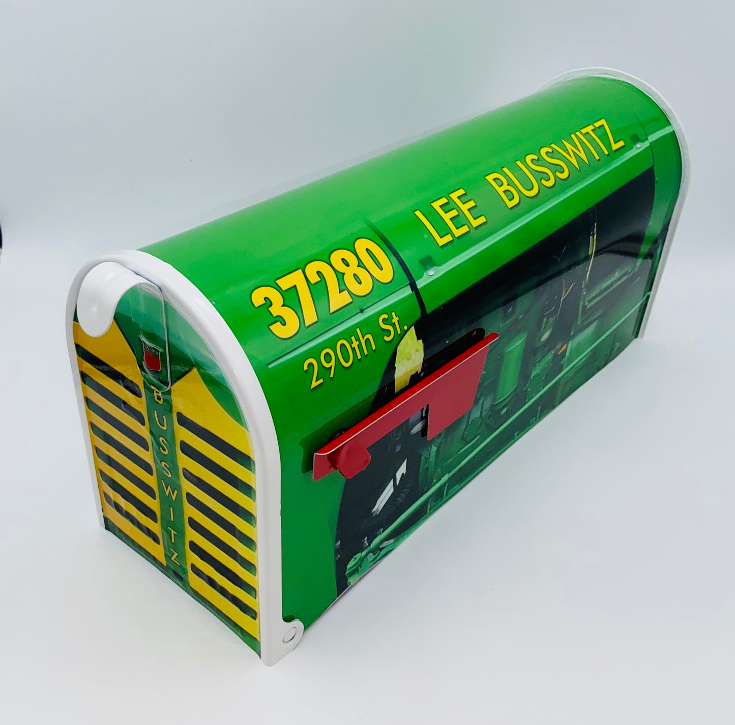 Tractor Farm custom mailbox gift