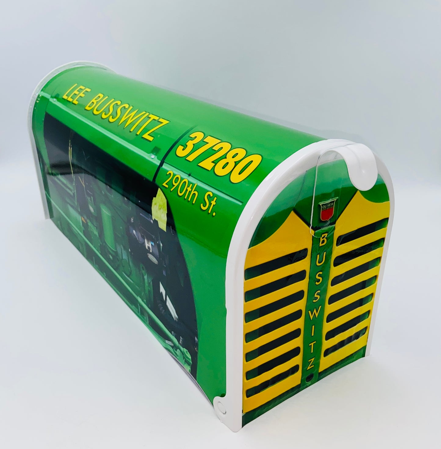 Tractor Farm custom mailbox gift