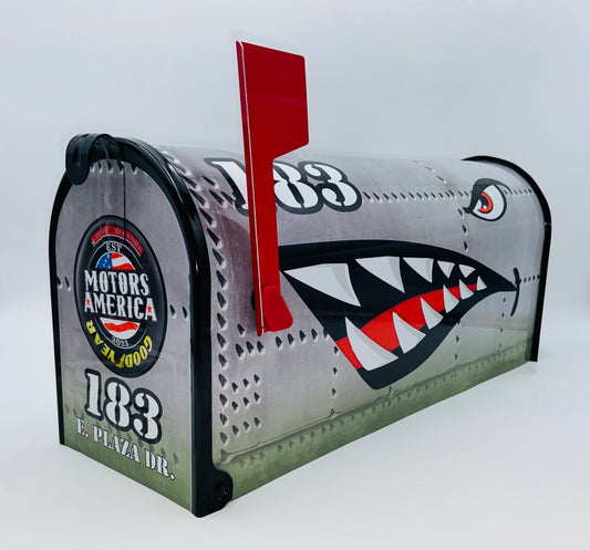 Warbird Custom Mailbox Gift for Grand Dad