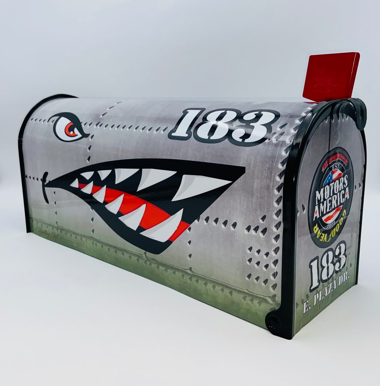 Warbird Custom Mailbox Gift for Grand Dad