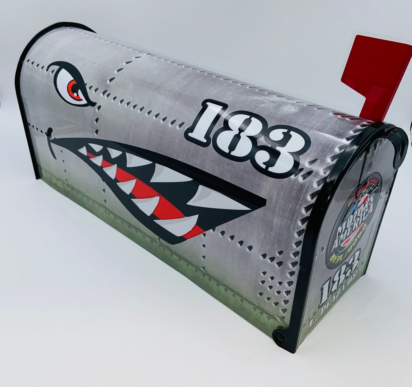 Warbird Custom Mailbox Gift for Grand Dad
