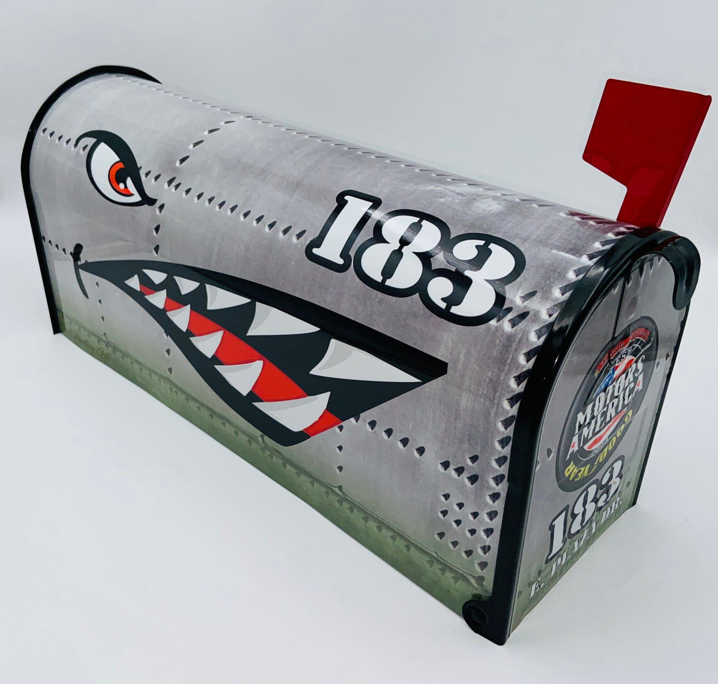 Warbird Custom Mailbox Gift for Grand Dad