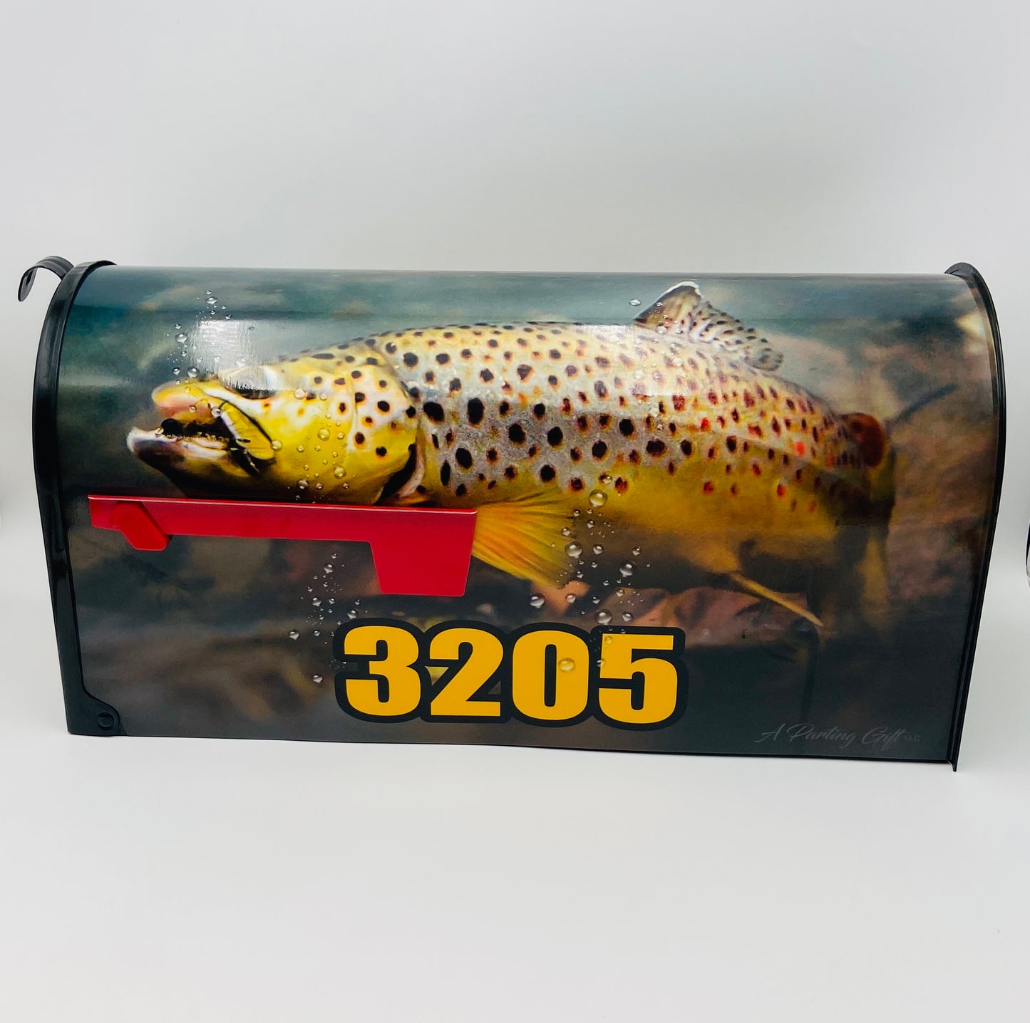 Trout fishing Mailbox Gift for Mom and Dad