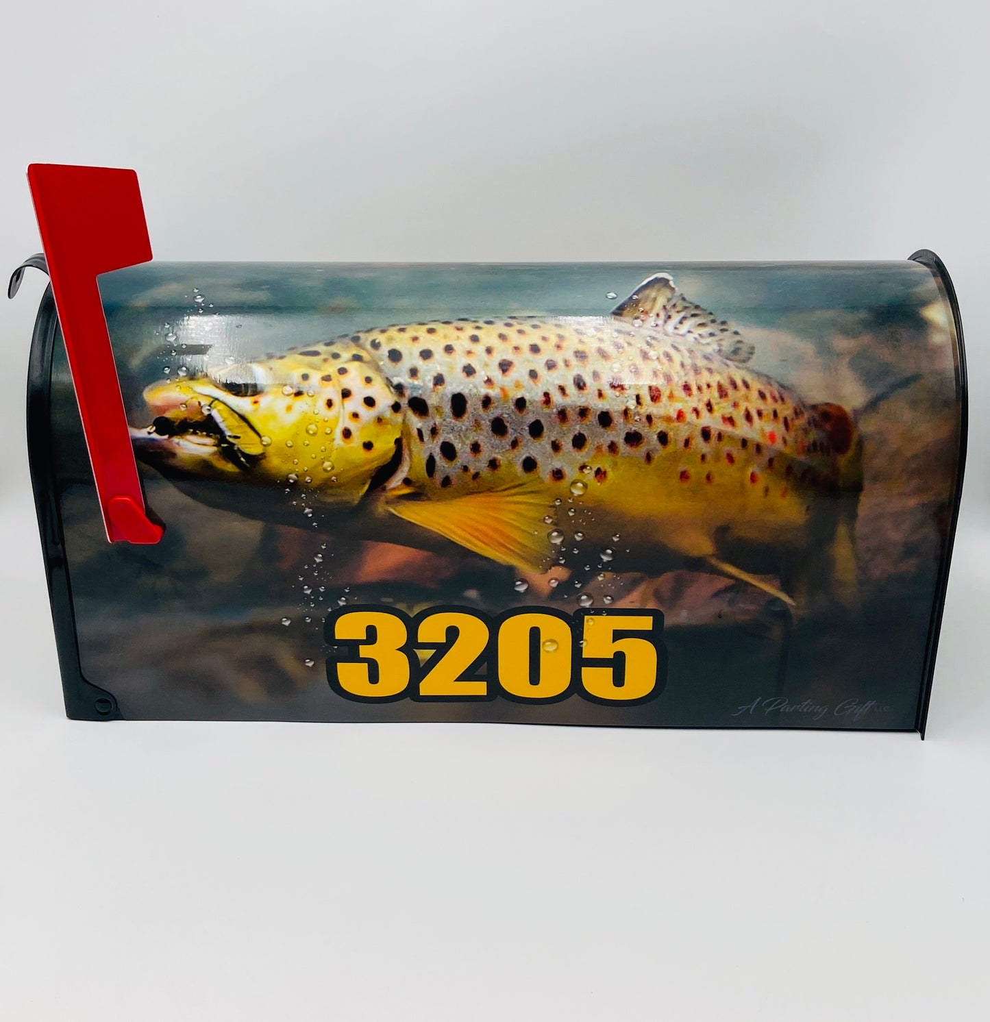 Trout fishing Mailbox Gift for Mom and Dad