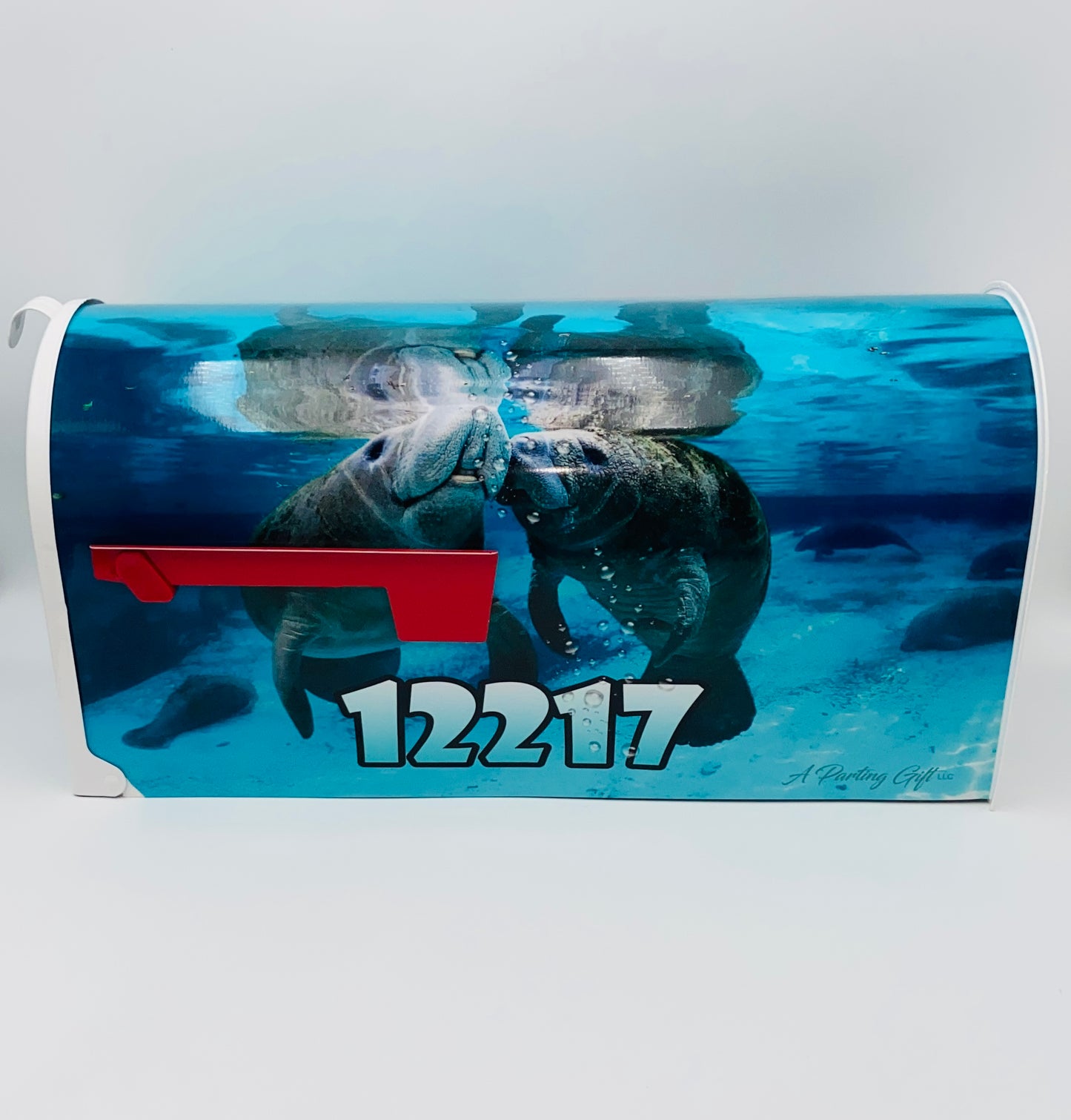 Manatee Custom mailbox, Personalized Gifts for Birthdays