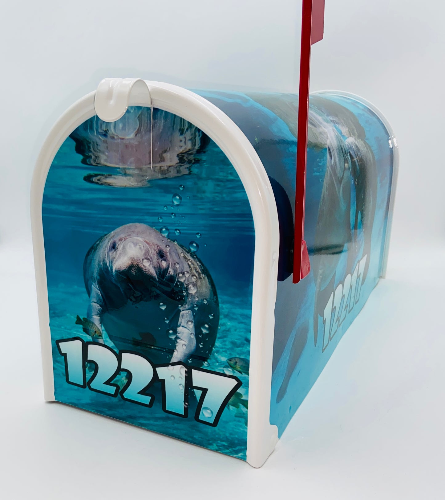 Manatee Custom mailbox, Personalized Gifts for Birthdays