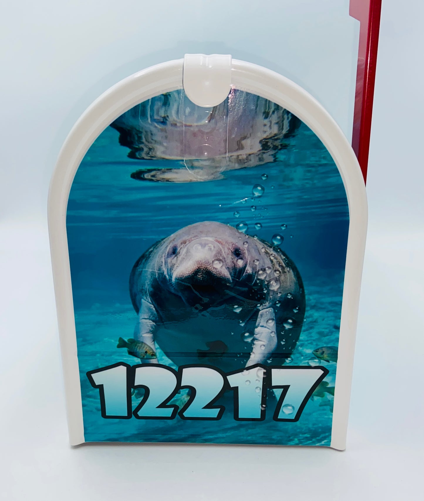 Manatee Custom mailbox, Personalized Gifts for Birthdays