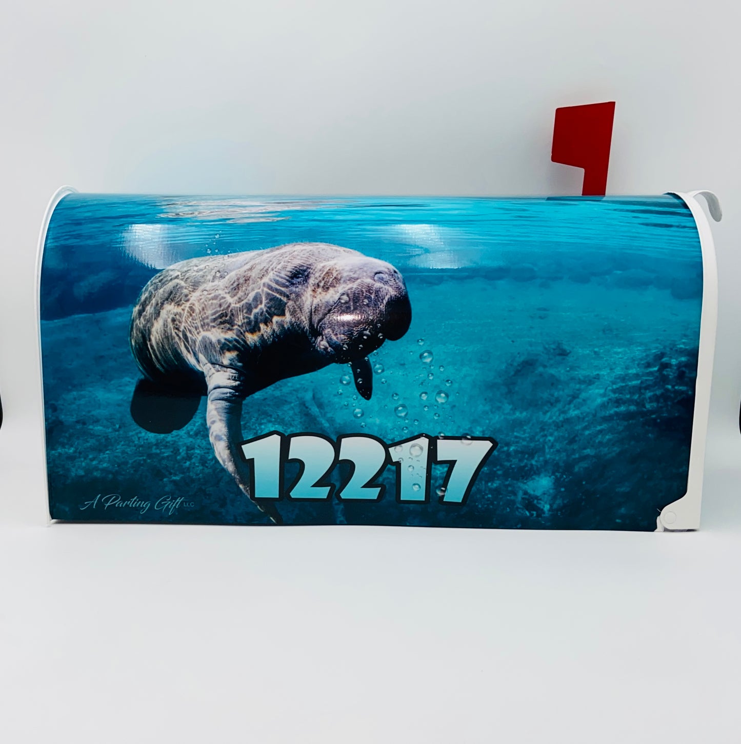 Manatee Custom mailbox, Personalized Gifts for Birthdays