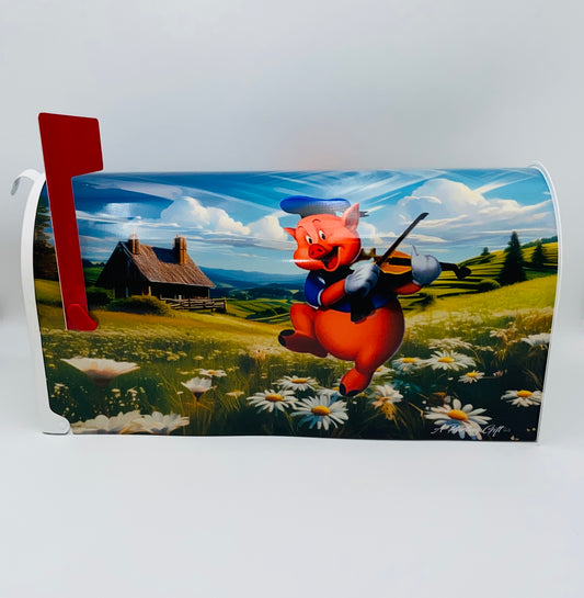 Piggy Custom Mailbox, Father's Day Gift, Homemade gift for Mom