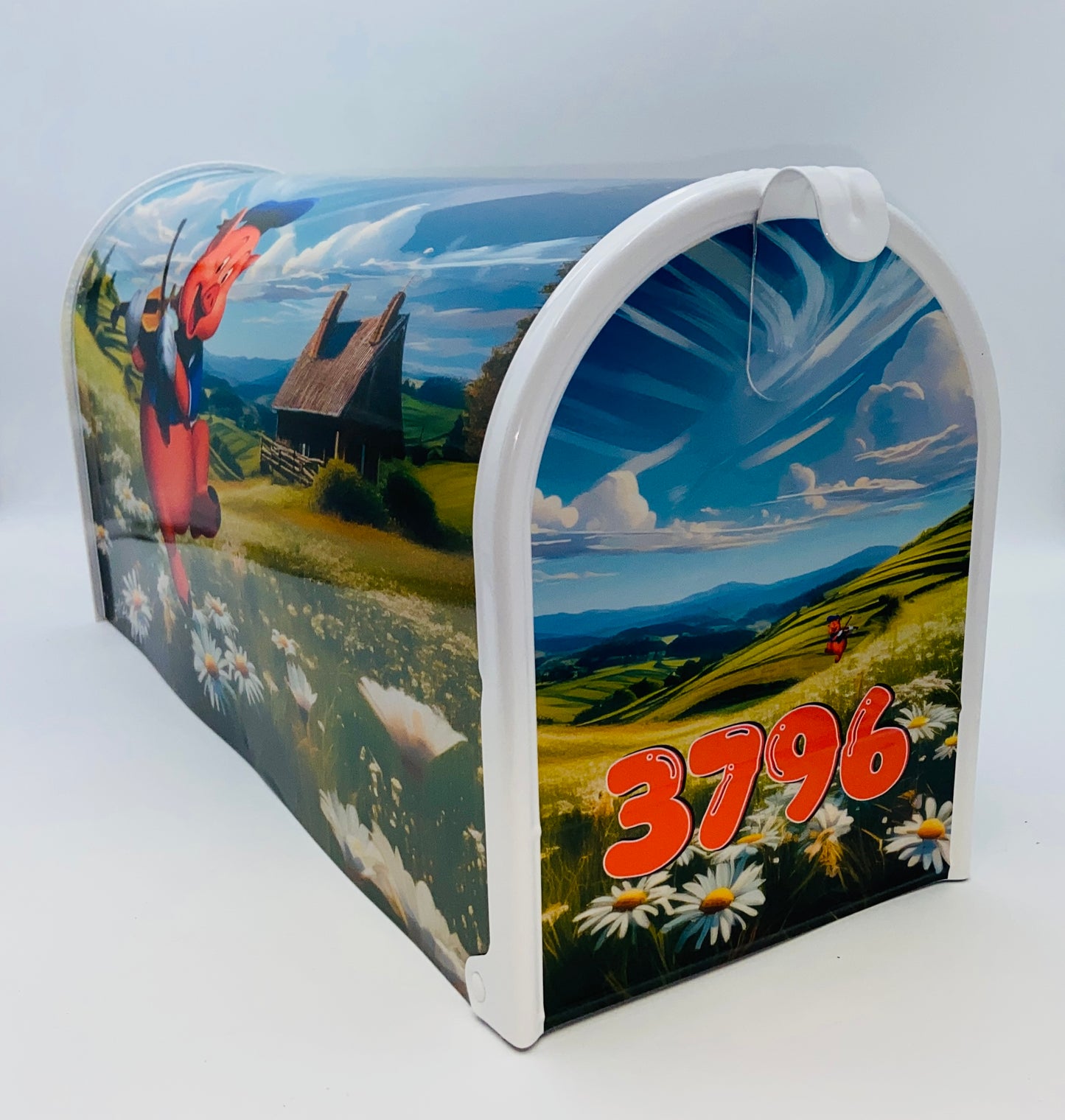 Piggy Custom Mailbox, Father's Day Gift, Homemade gift for Mom